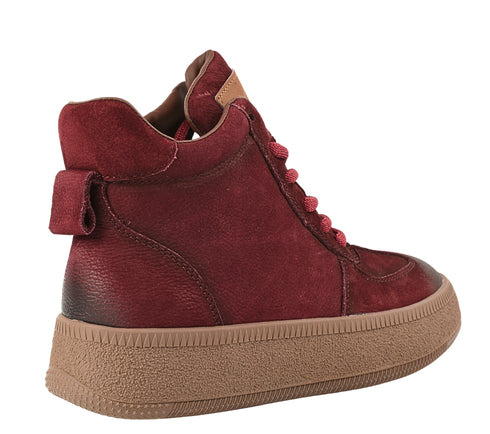 Ghete sport, dama, FORMAZIONE, 1072 bordo, piele nabuc